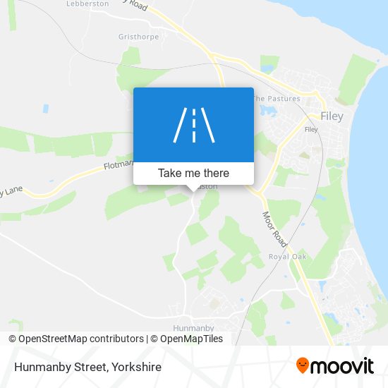 Hunmanby Street map