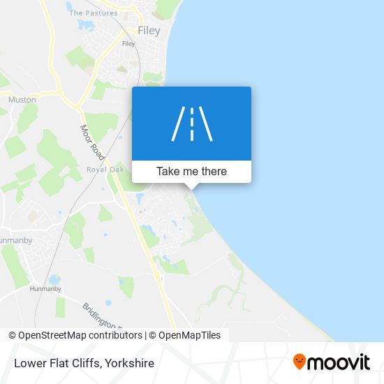 Lower Flat Cliffs map