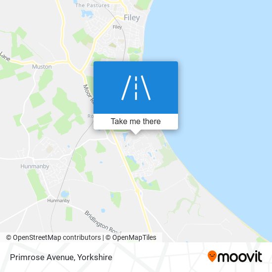 Primrose Avenue map