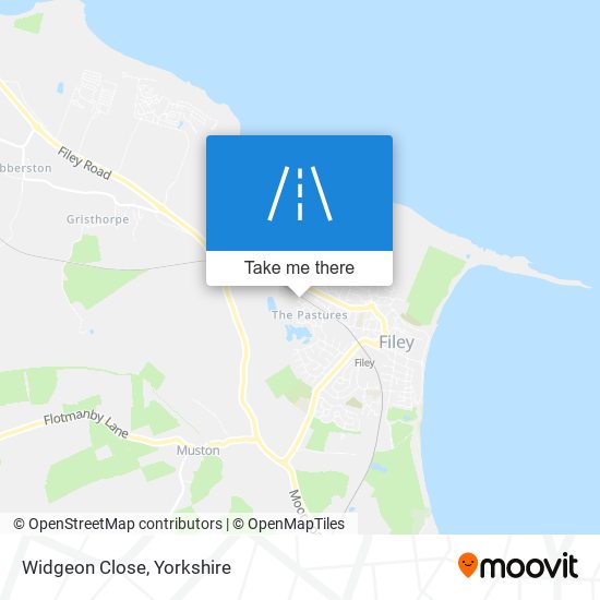 Widgeon Close map