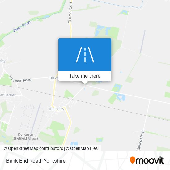 Bank End Road map