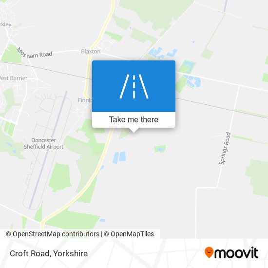 Croft Road map