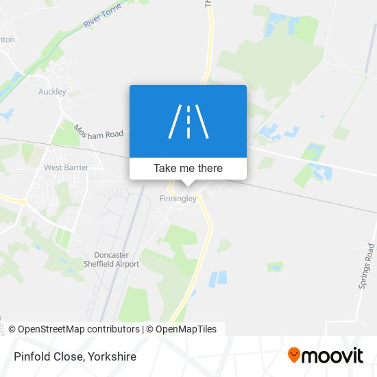 Pinfold Close map
