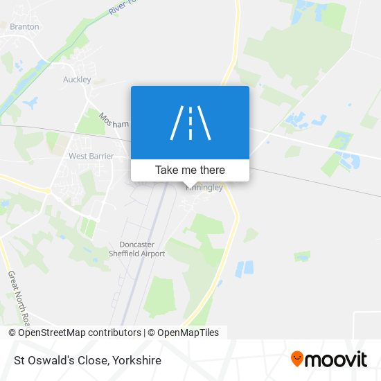 St Oswald's Close map