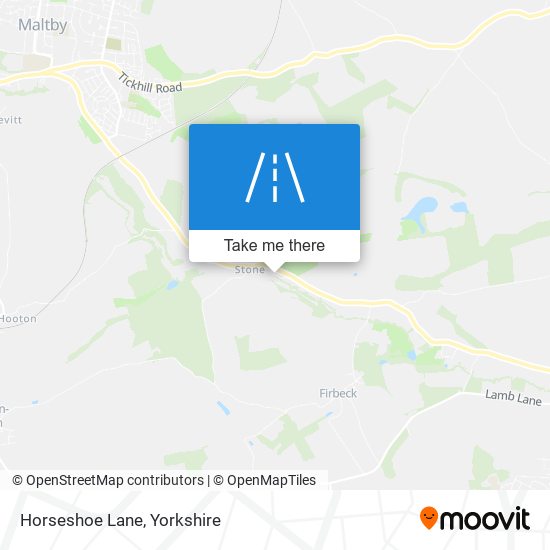 Horseshoe Lane map