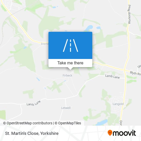 St. Martin's Close map