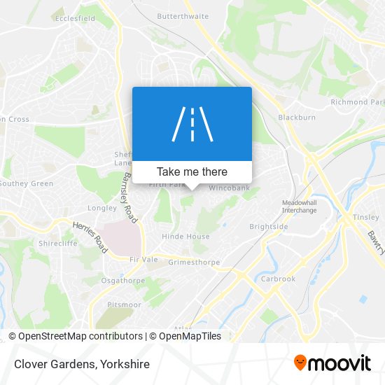 Clover Gardens map