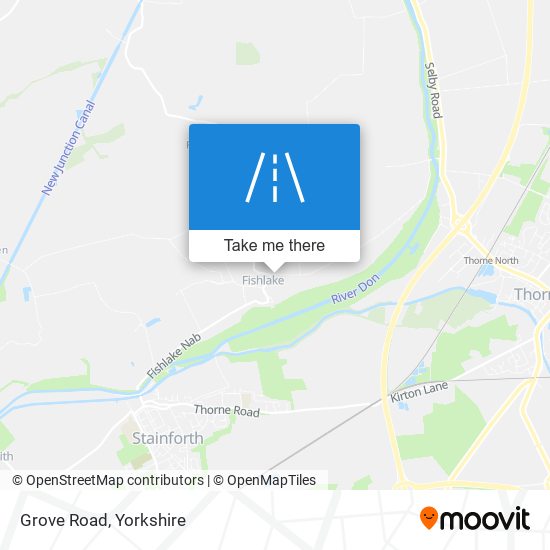 Grove Road map