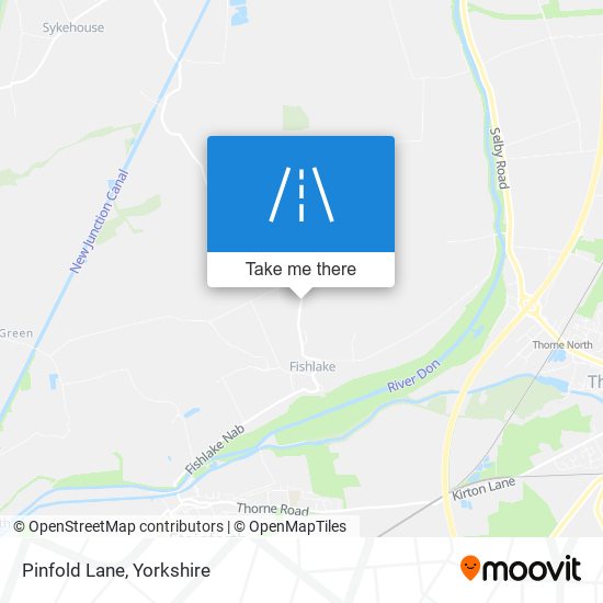 Pinfold Lane map