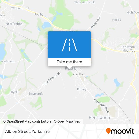 Albion Street map
