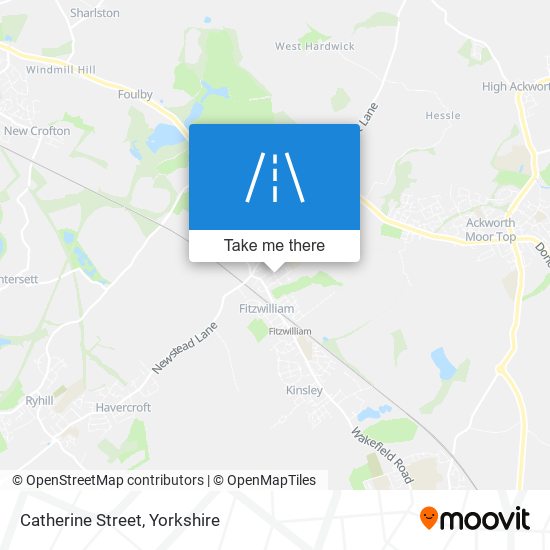 Catherine Street map