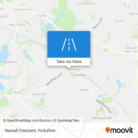 Newall Crescent map