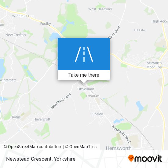 Newstead Crescent map