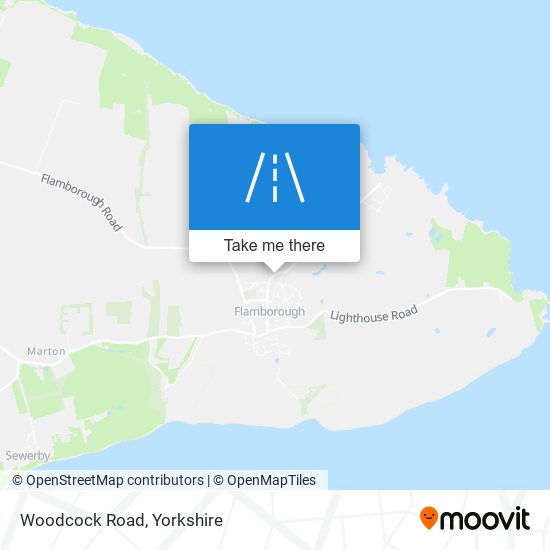 Woodcock Road map