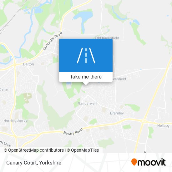 Canary Court map