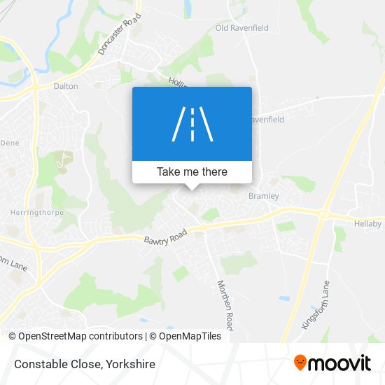 Constable Close map