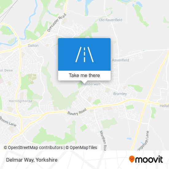 Delmar Way map