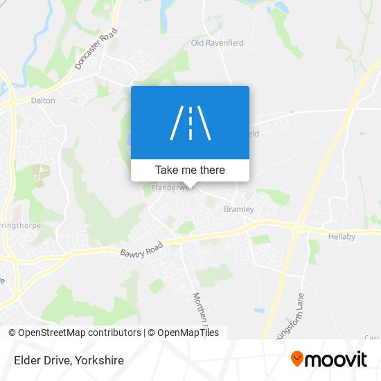 Elder Drive map