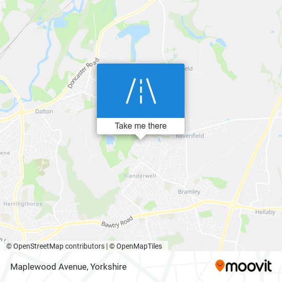 Maplewood Avenue map
