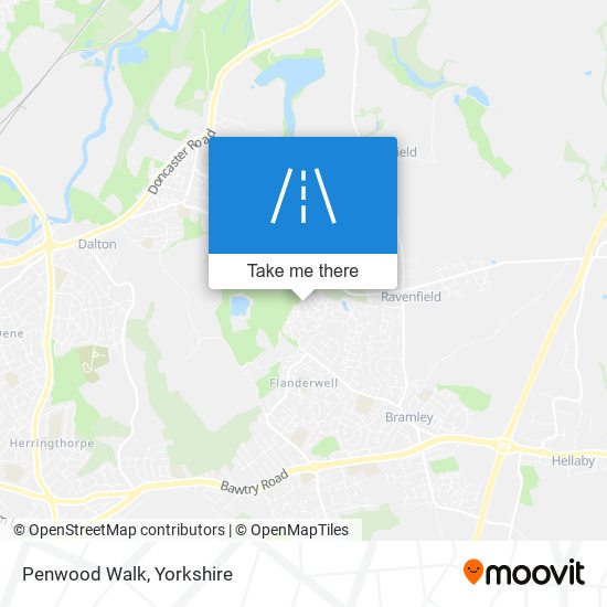 Penwood Walk map