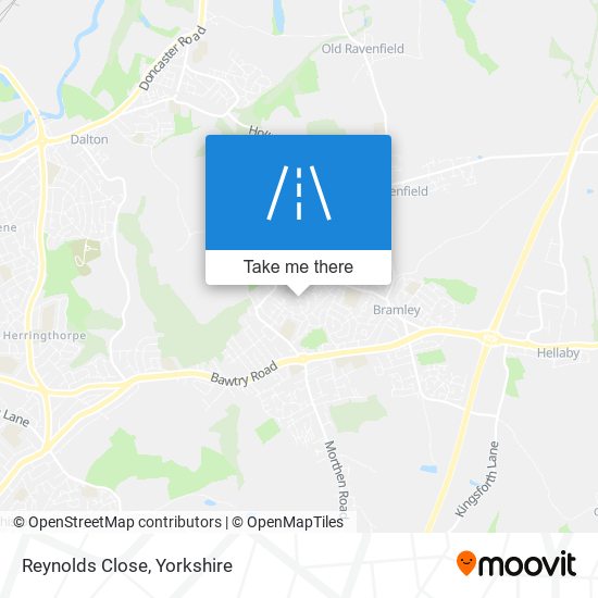 Reynolds Close map