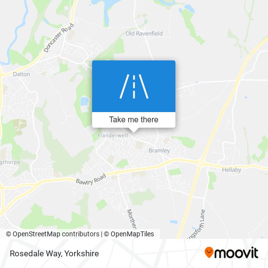 Rosedale Way map