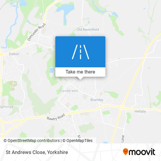 St Andrews Close map