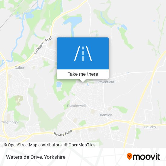 Waterside Drive map
