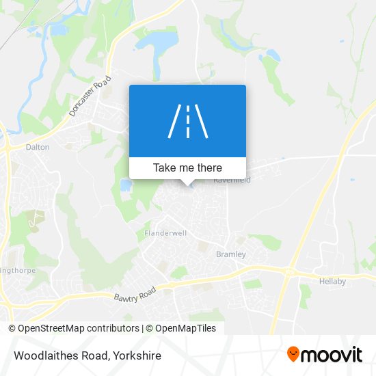 Woodlaithes Road map