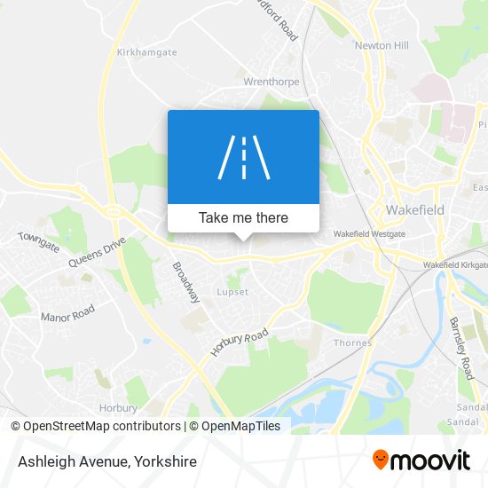 Ashleigh Avenue map