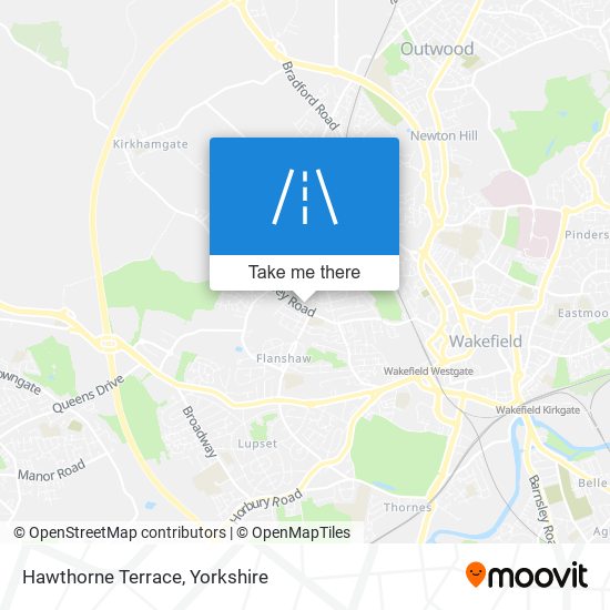 Hawthorne Terrace map