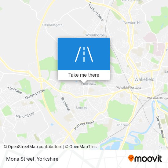 Mona Street map