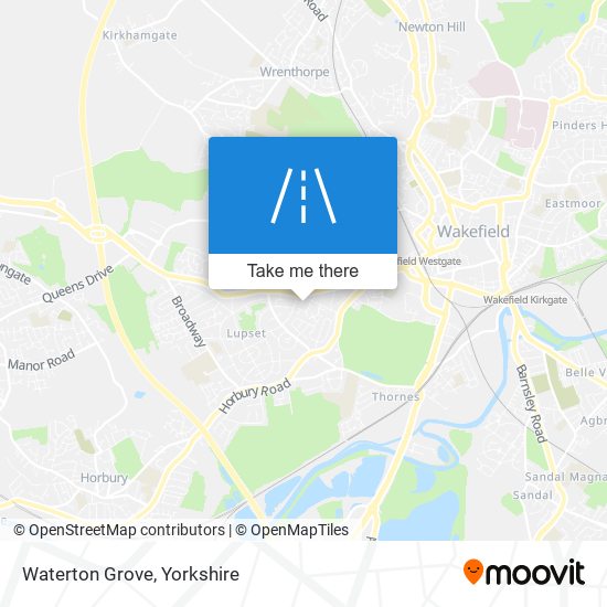 Waterton Grove map