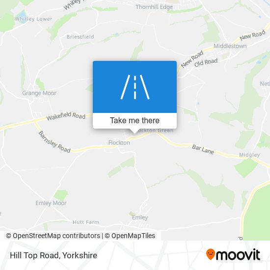 Hill Top Road map