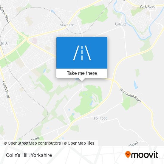 Colin's Hill map