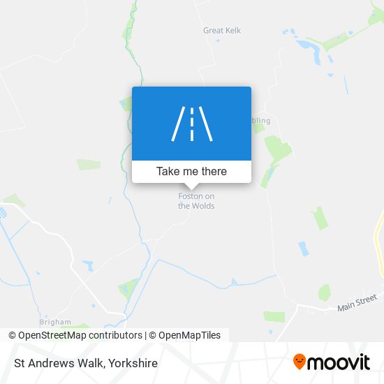 St Andrews Walk map