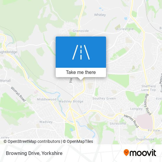 Browning Drive map