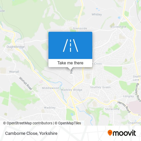 Camborne Close map