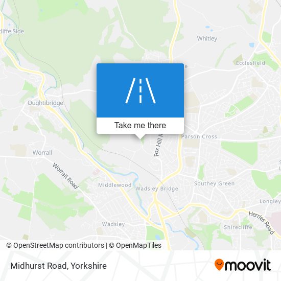 Midhurst Road map