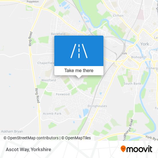 Ascot Way map