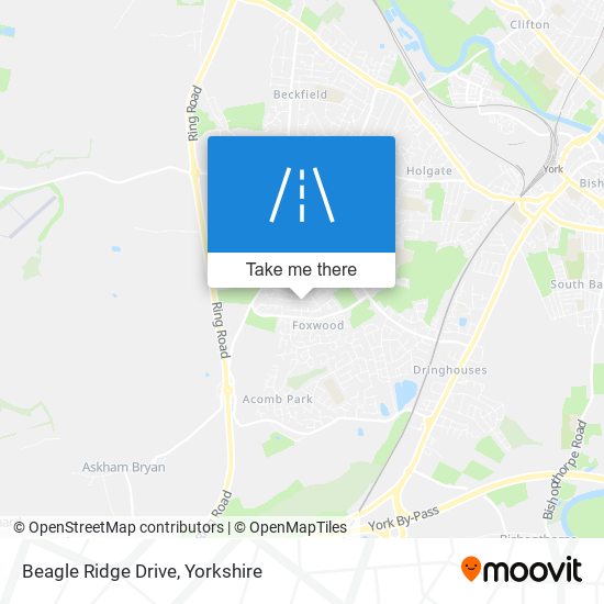 Beagle Ridge Drive map