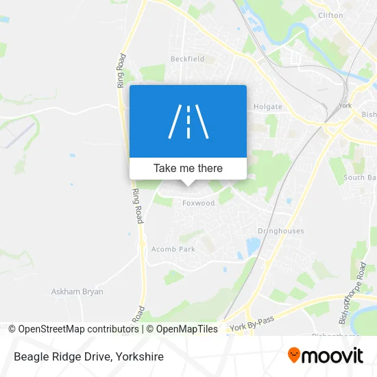 Beagle Ridge Drive map