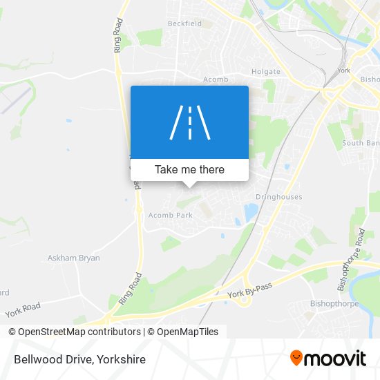 Bellwood Drive map