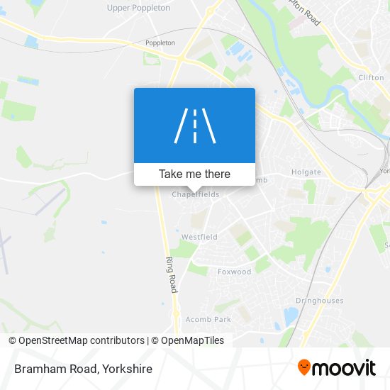 Bramham Road map