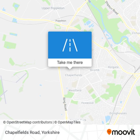 Chapelfields Road map