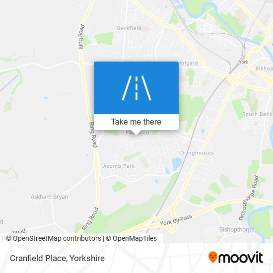 Cranfield Place map