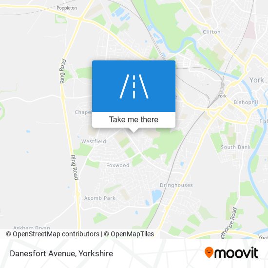 Danesfort Avenue map