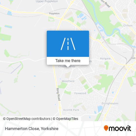 Hammerton Close map