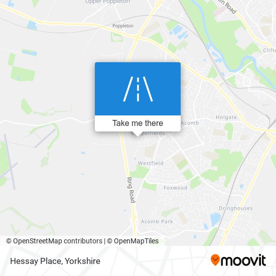 Hessay Place map