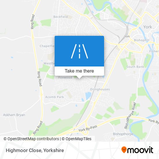 Highmoor Close map
